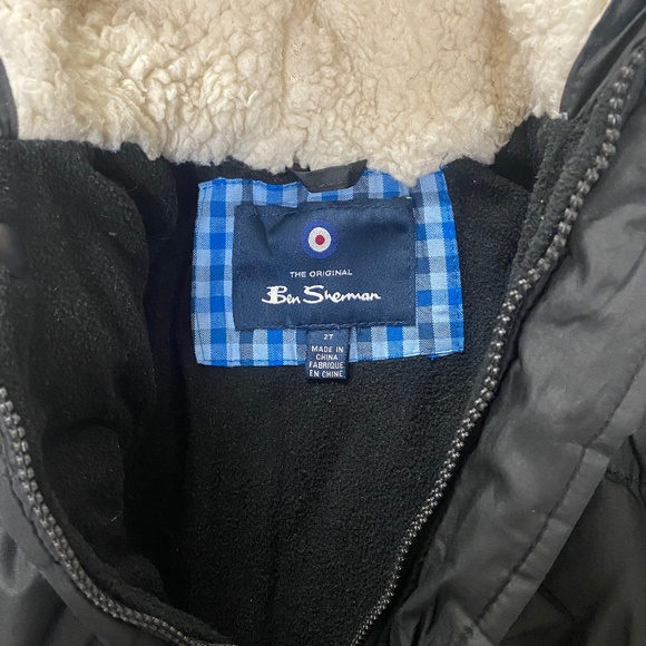The Original Ben Sherman Toddler Jacket Snap / Zip Front Graphite Size 2T - Picture 3 of 7